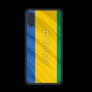 Coque  Iphone XS PREMIUM Drapeau Gabon