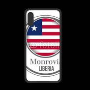Coque  Iphone XS PREMIUM logo Liberia