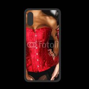 Coque  Iphone XS PREMIUM Belles et sexy en noir et rouge