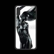 Coque  Iphone XS PREMIUM Femme nue body painting noir et blanc 1 