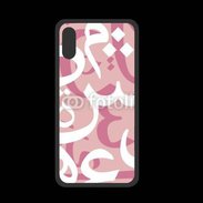 Coque  Iphone XS PREMIUM Paterne de lettres Arabes 160
