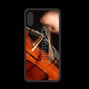 Coque  Iphone XS PREMIUM Violoncelliste 2