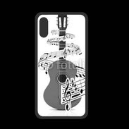 Coque  Iphone XS PREMIUM Guitare en dessin 90