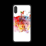 Coque  Iphone XS PREMIUM Accordéon en dessin 25