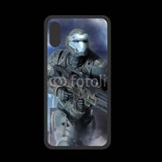 Coque  Iphone XS PREMIUM Soldat futuriste
