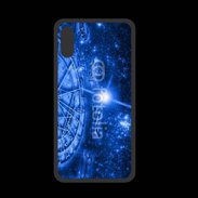 Coque  Iphone XS PREMIUM Astrologie bleue