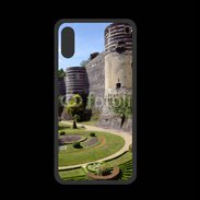 Coque  Iphone XS PREMIUM Château fort et jardins d'Angers en France