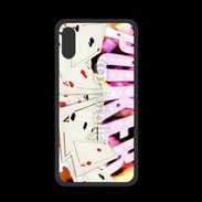Coque  Iphone XS PREMIUM Poker and fire 1