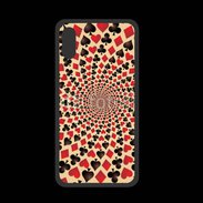 Coque  Iphone XS PREMIUM Spirale symboles de carte