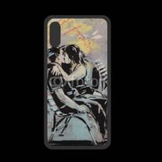 Coque  Iphone XS PREMIUM Kiss graffiti