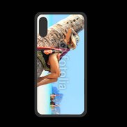Coque  Iphone XS PREMIUM Sieste contre un palmier sur la plage