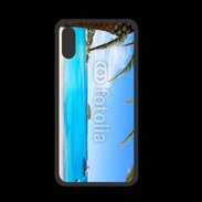 Coque  Iphone XS PREMIUM Plage Ibiza