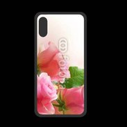 Coque  Iphone XS PREMIUM Belle rose 2