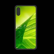 Coque  Iphone XS PREMIUM Feuille écologie