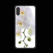 Coque  Iphone XS PREMIUM Orchidée blanche