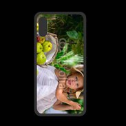 Coque  Iphone XS PREMIUM Petite fille avec panier de pommes