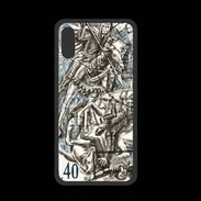 Coque  Iphone XS PREMIUM Timbre 1967 du Roi Philippe II