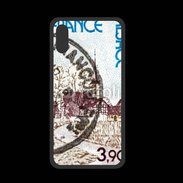 Coque  Iphone XS PREMIUM Timbre France Alsace 1977