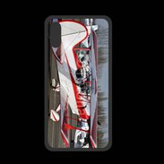 Coque  Iphone XS PREMIUM Biplan rouge et blanc 10