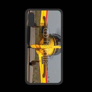 Coque  Iphone XS PREMIUM Cap 10 jaune sur taxiway