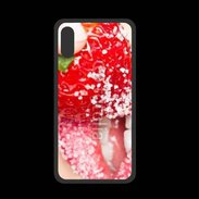 Coque  Iphone XS PREMIUM Fraise et bouche
