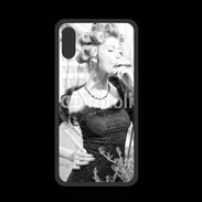 Coque  Iphone XS PREMIUM Aristocrate en noir et blanc