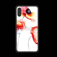 Coque  Iphone XS PREMIUM Peinture de Coquelicots 25