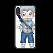 Coque  Iphone XS PREMIUM Chibi style illustration of a superhero 2