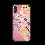 Coque  Iphone XS PREMIUM Dessin femme sexy style Betty Boop