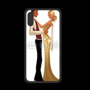 Coque  Iphone XS PREMIUM Couple glamour dessin