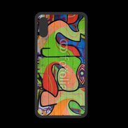 Coque  Iphone XS PREMIUM graffiti fuck 