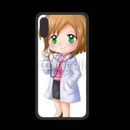 Coque  Iphone XS PREMIUM Cute cartoon illustration of a waiter