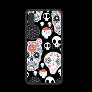 Coque  Iphone XS PREMIUM Fond tête de mort 8