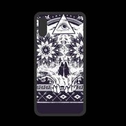 Coque  Iphone XS PREMIUM Fond tête de mort 11