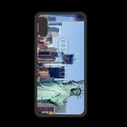 Coque  Iphone XS PREMIUM Freedom Tower NYC statue de la liberté
