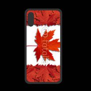 Coque  Iphone XS PREMIUM Canada en feuilles