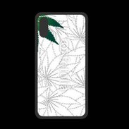 Coque  Iphone XS PREMIUM Fond cannabis