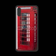 Coque  Iphone XS PREMIUM Cabine téléphonique rouge