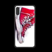 Coque  Iphone XS PREMIUM Chaussure Converse rouge