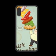 Coque  Iphone XS PREMIUM Hamburger vintage