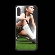 Coque  Iphone XS PREMIUM Rugby féminin