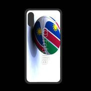 Coque  Iphone XS PREMIUM Ballon de rugby Namibie