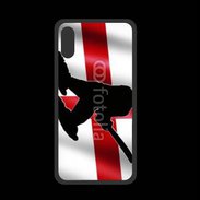 Coque  Iphone XS PREMIUM Cricket Angleterre
