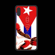 Coque  Iphone XS PREMIUM Boxe amateur Cuba