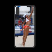 Coque  Iphone XS PREMIUM Beach Volley féminin 50