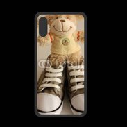 Coque  Iphone XS PREMIUM peluche et converses