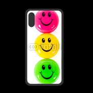 Coque  Iphone XS PREMIUM Smiley colorés 10