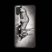 Coque  Iphone XS PREMIUM Combat d'animaux sauvages