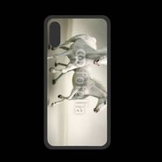 Coque  Iphone XS PREMIUM Chevaux blancs