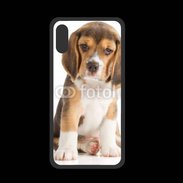 Coque  Iphone XS PREMIUM Chiot Beagle 150